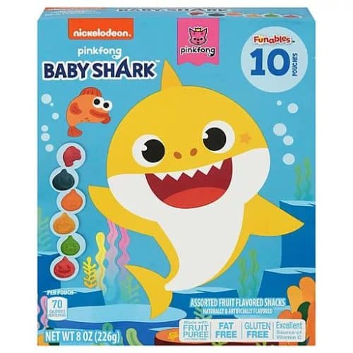 Nickelodeon Pinkfong Funables Baby Shark Fruit Snacks_kitsmoke2snack